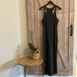 LIKE NEW Lululemon tank dress in charcoal gray